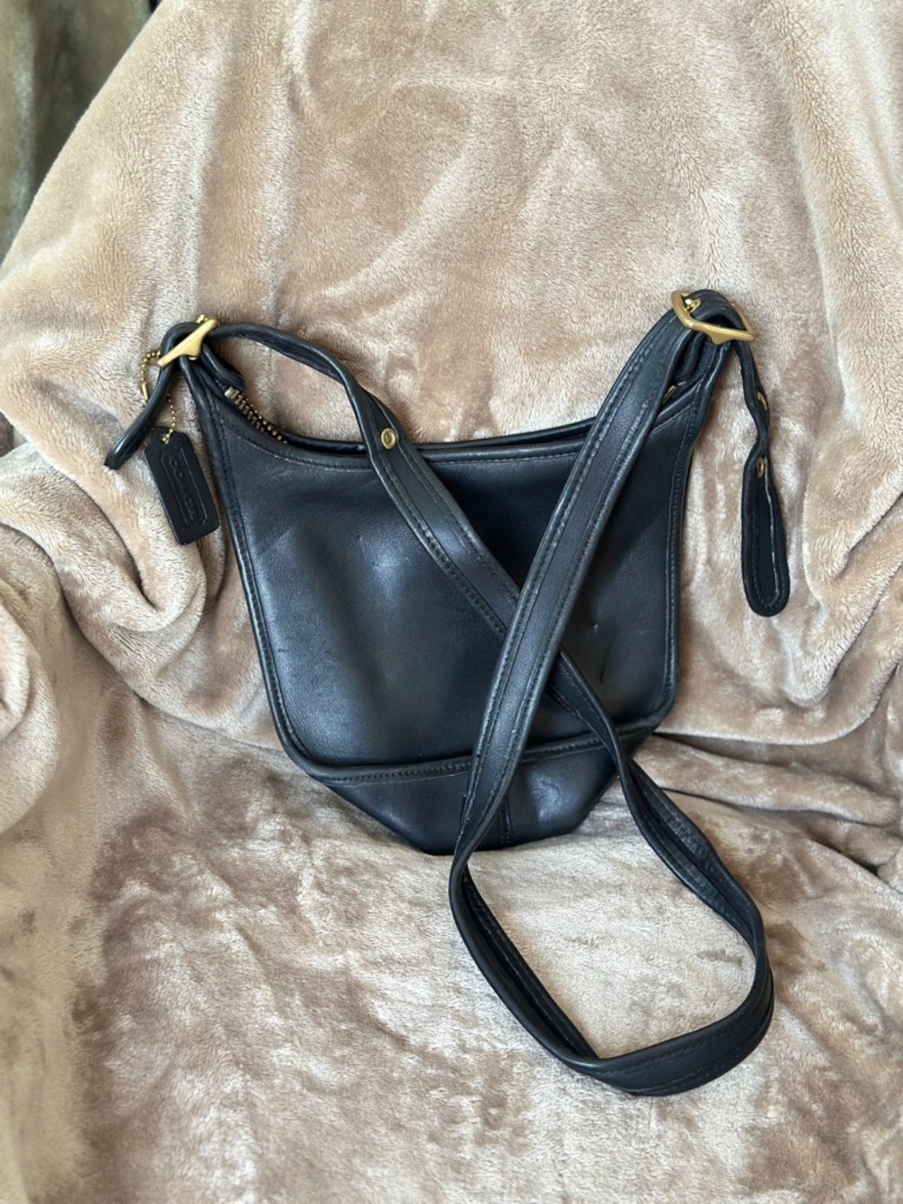 Coach Vintage Leather Purse 9950 Black Janice Legacy Bag